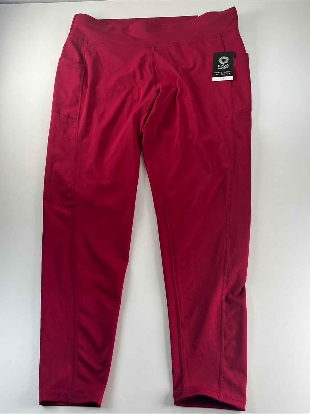 R.A.G Plus Maroon Performance Joggers Sz 2X